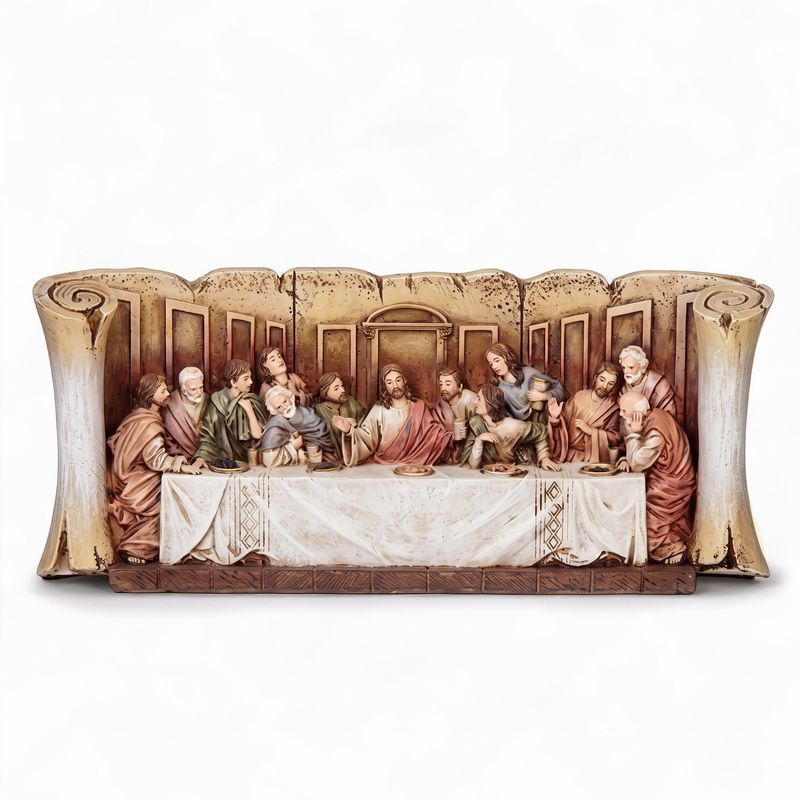13.3cm/5.25" The Last Supper Scroll