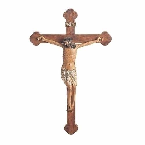 33.6cm/13.25" Crucifix of St Peter