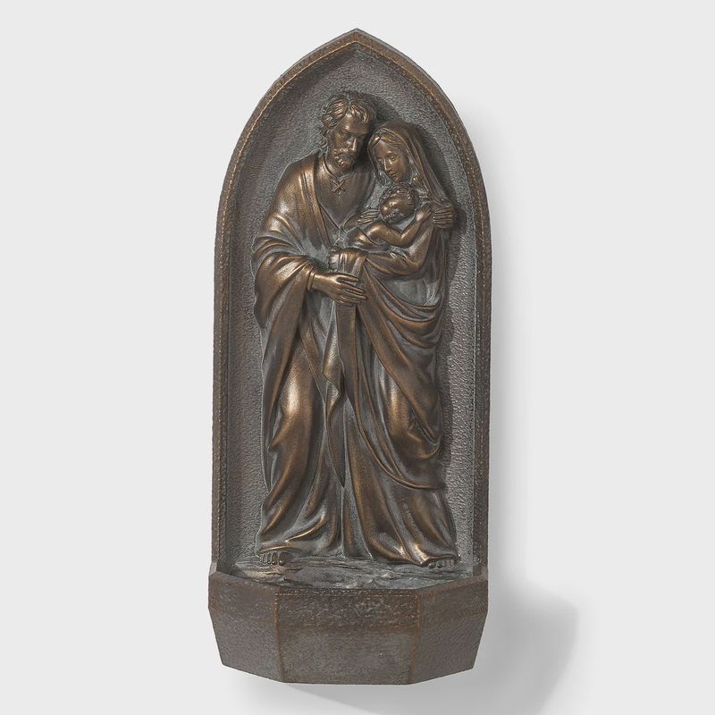19cm Holy Family Water Font