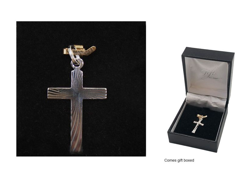 Sterling Silver Cross - 25mm x 18mm
