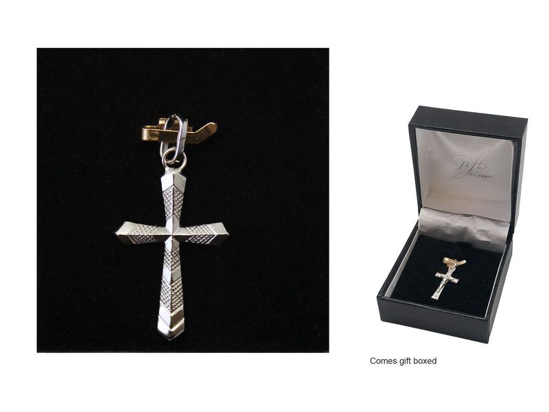 Sterling Silver Cross 3 - 25mm x 15mm