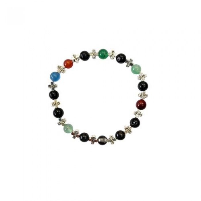 Agate Bracelet, Colour: Silver