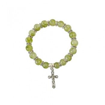 Bracelets, Colour: Green/Silver