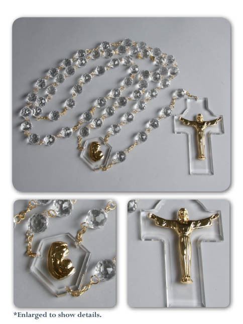 Rosary Wall Crystal - 20mm Beads
