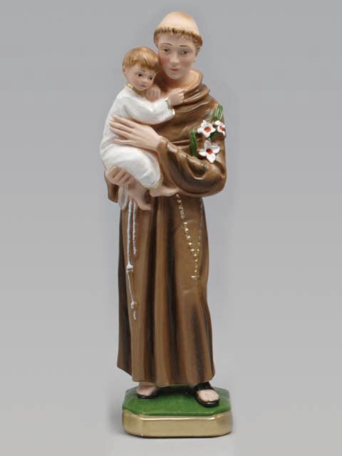 Statue Plaster Saint Anthony (30cm)