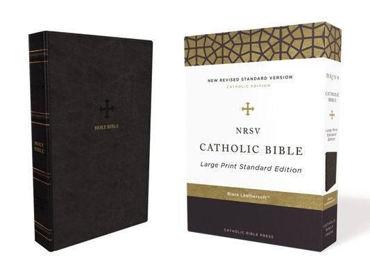 NRSV Large Print Standard ­Catholic Bible, Black ­Leathersoft