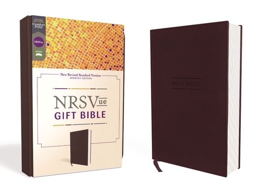 Nrsvue, Gift Bible, ­Leathersoft, Burgundy, ­Comfort Print