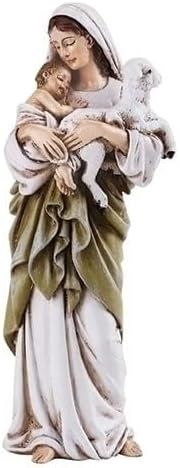 Madonna and Child with Lamb 4"