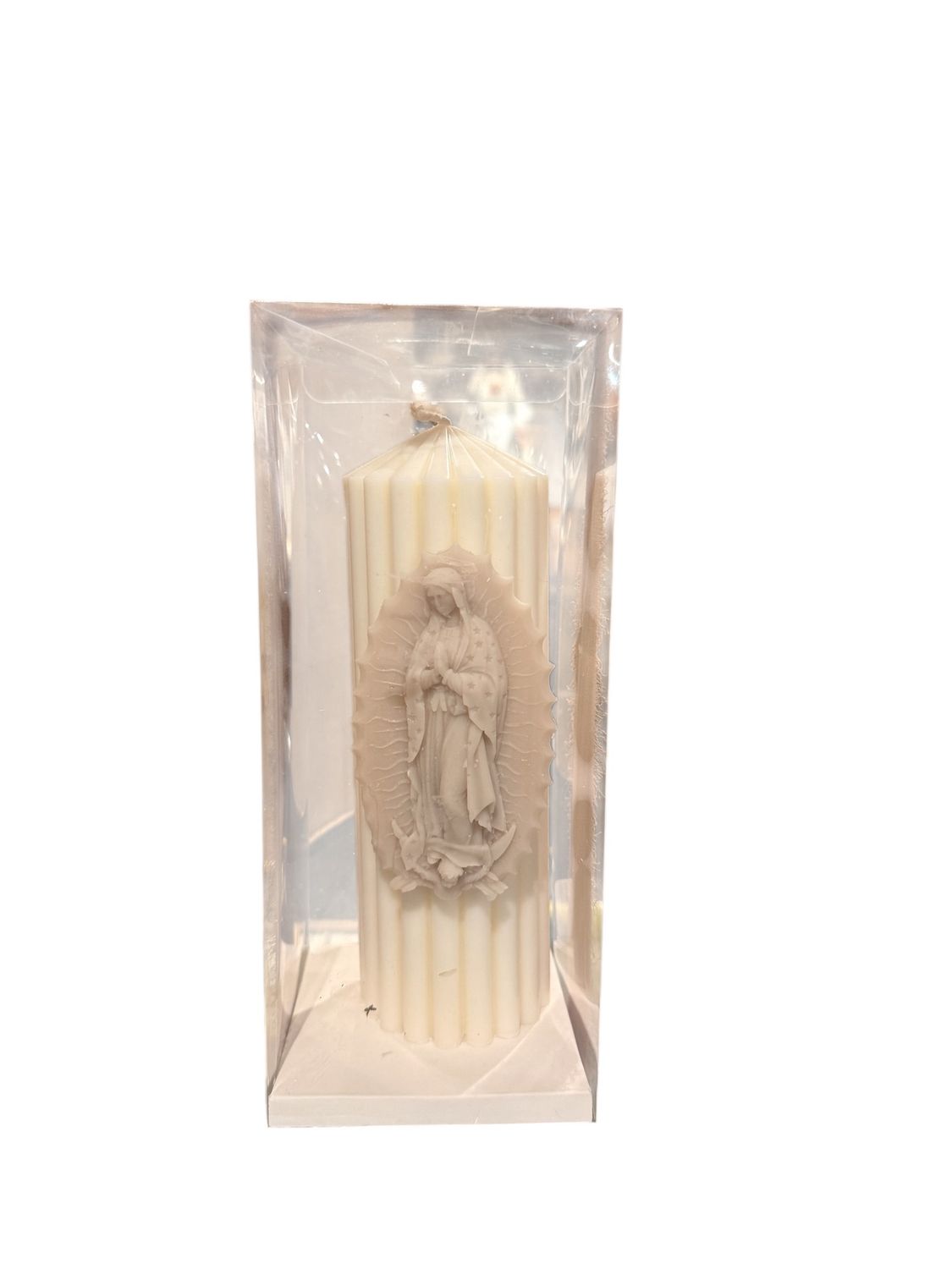 Column Pillar with Mary Icon
