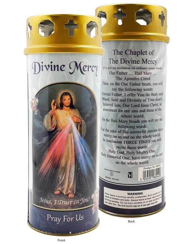 Devotional Candle - Divine Mercy