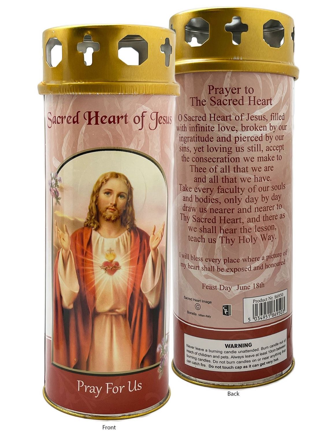 Devotional Candle - Sacred Heart Jesus