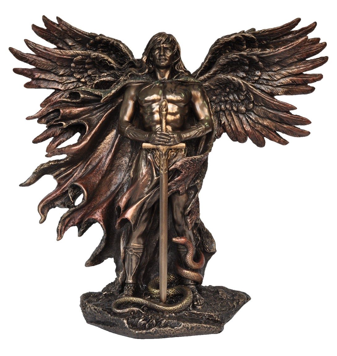 Six-Wing Guardian Angel with Serpent 26cm