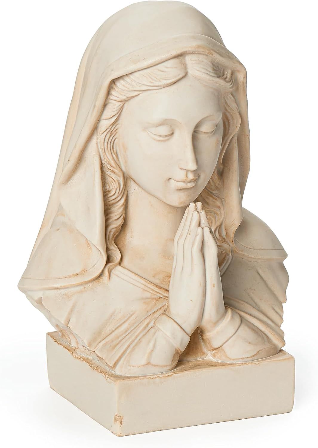 Roman 7.75” Ivory Madonna Bust