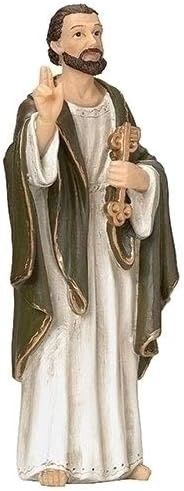 3.5" St Peter Figurine