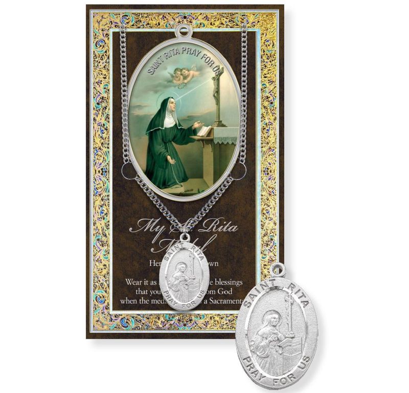Biography Card with Medal