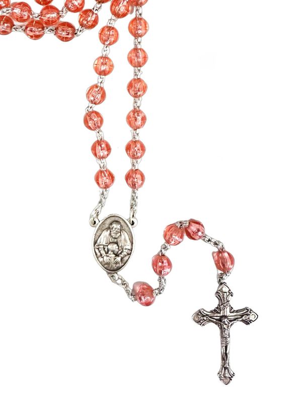Plastic Rosary Round Bead