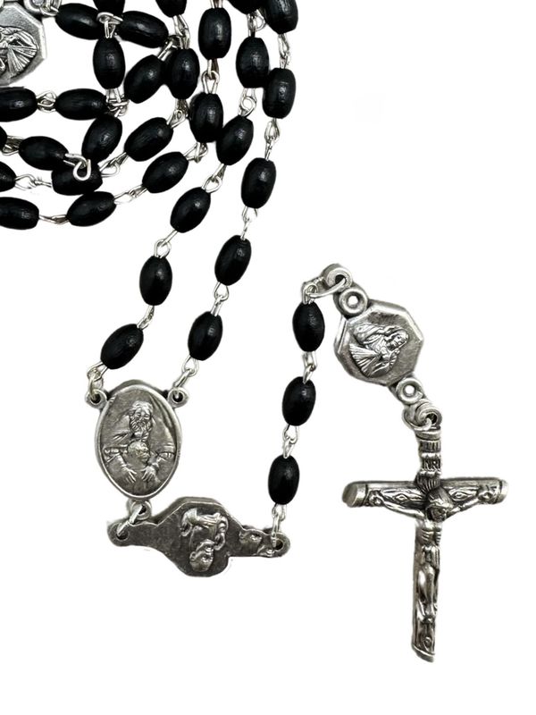Wood Prodigal Son and SHJ Rosary Black