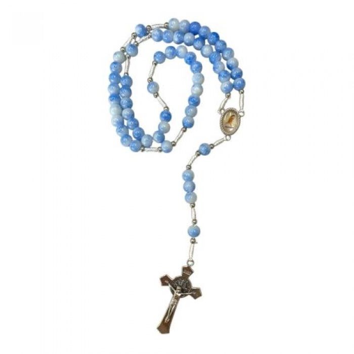 55cm Blue Rosary