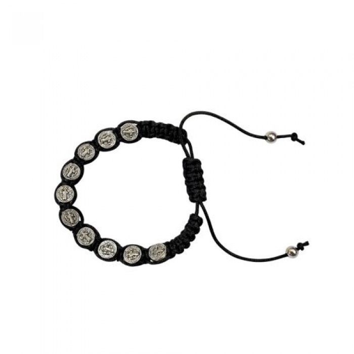 Black St Benedict Bracelet