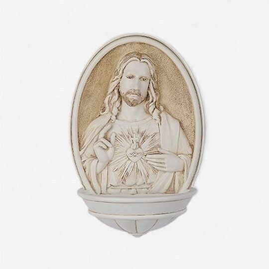 20.3cm/8" Sacred Heart Water Fountain