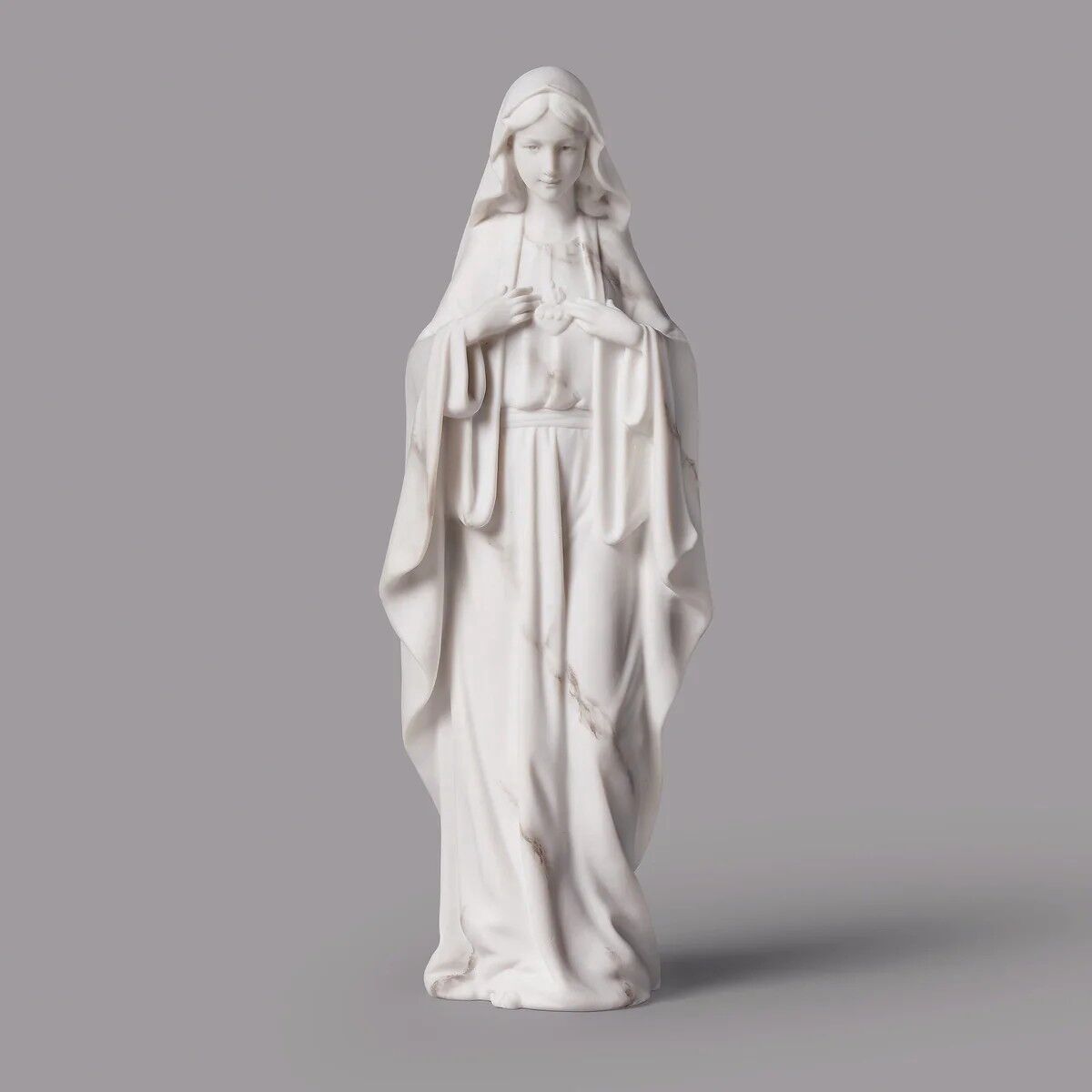 21cm/8.25" Marble Immaculate Heart of Mary