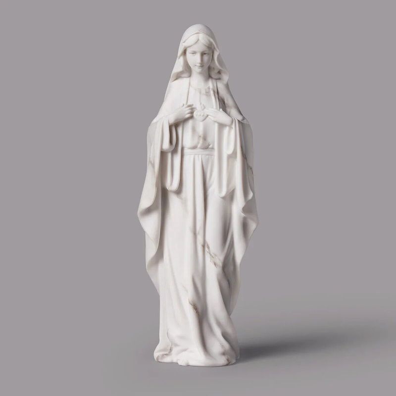 21cm/8.25" Marble Immaculate Heart of Mary