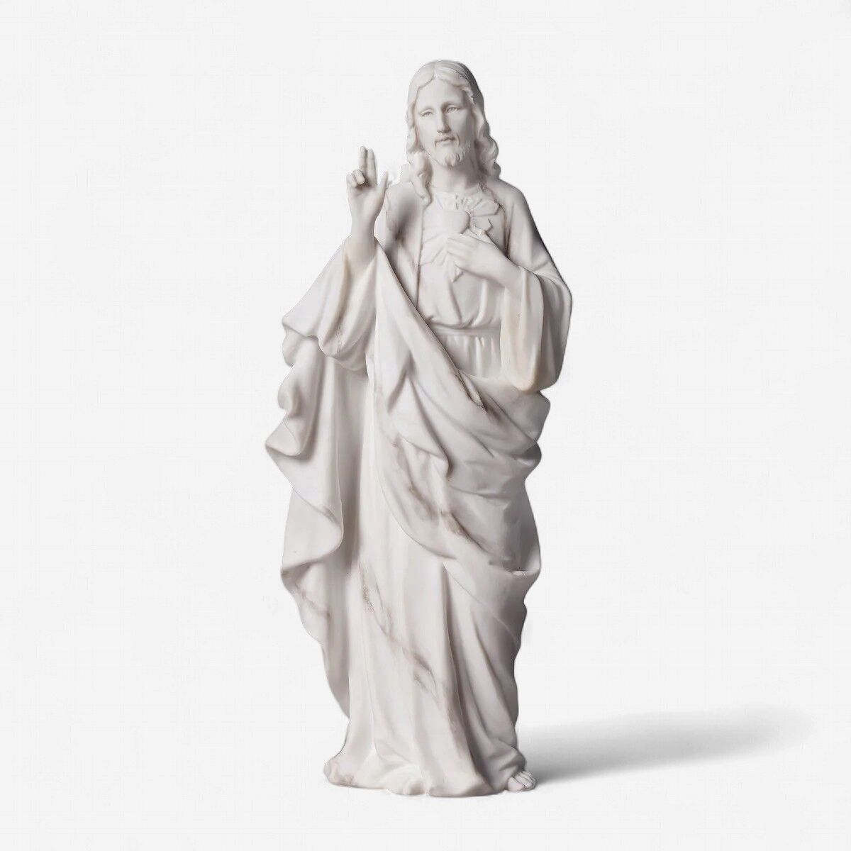 20.3cm/8" Marble Sacred Heart of Jesus