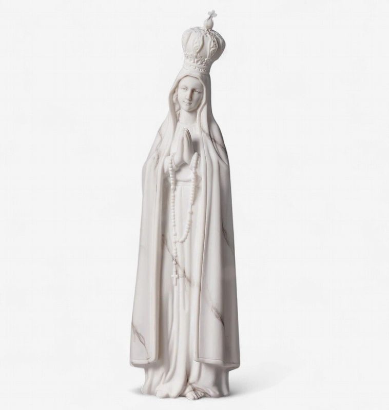 23.5cm/9.25" Marble Lady of Fatima