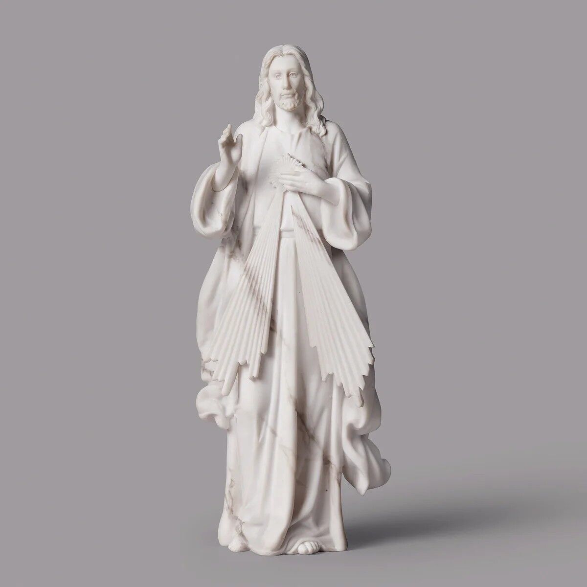 21cm/8.25" Marble Divine Mercy