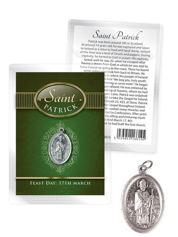 St Patrick Medal &amp; Leaflet