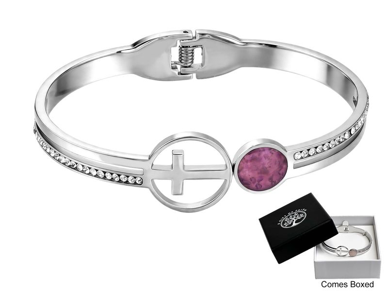 Stainless Steel Cross Bracelet