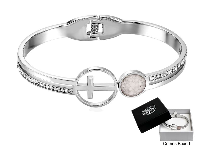 Stainless Steel Cross Bracelet