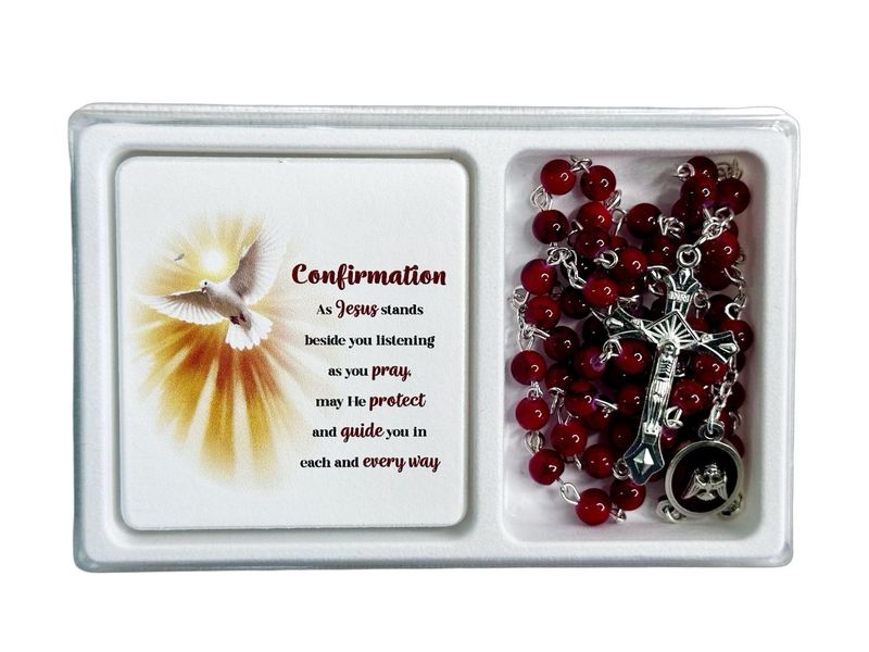 Confirmation Rosary and Plaque