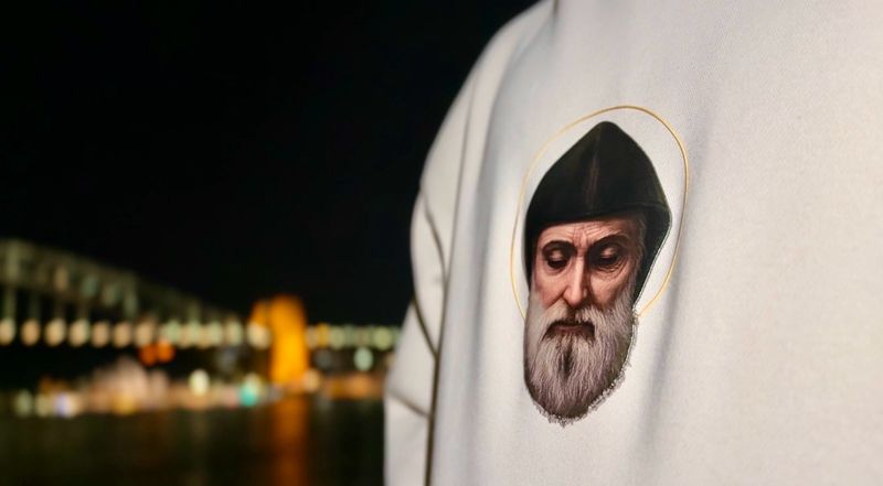 3D St Charbel Heavyweight Hoodie