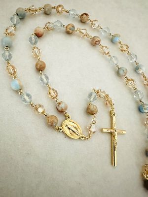 Earth Tone Rosary