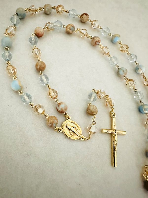 Earth Tone Rosary