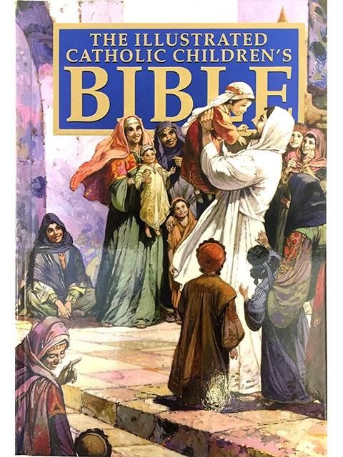 Illustration Catholic Children Bible