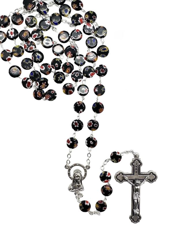 Murano Glass Look Rosary