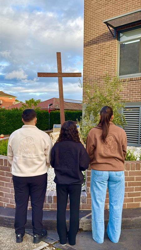 Holy Family Embroidery Quarter Zip