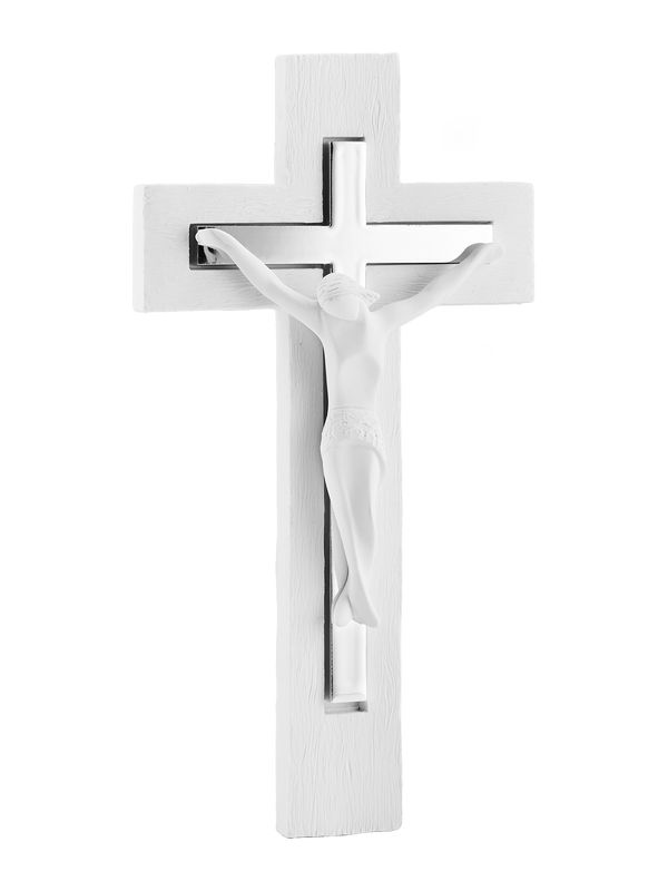 Crucifix With Resin Corpus