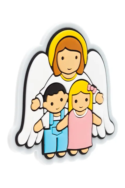 Guardian Angel with Children Magnet (Little Drops)