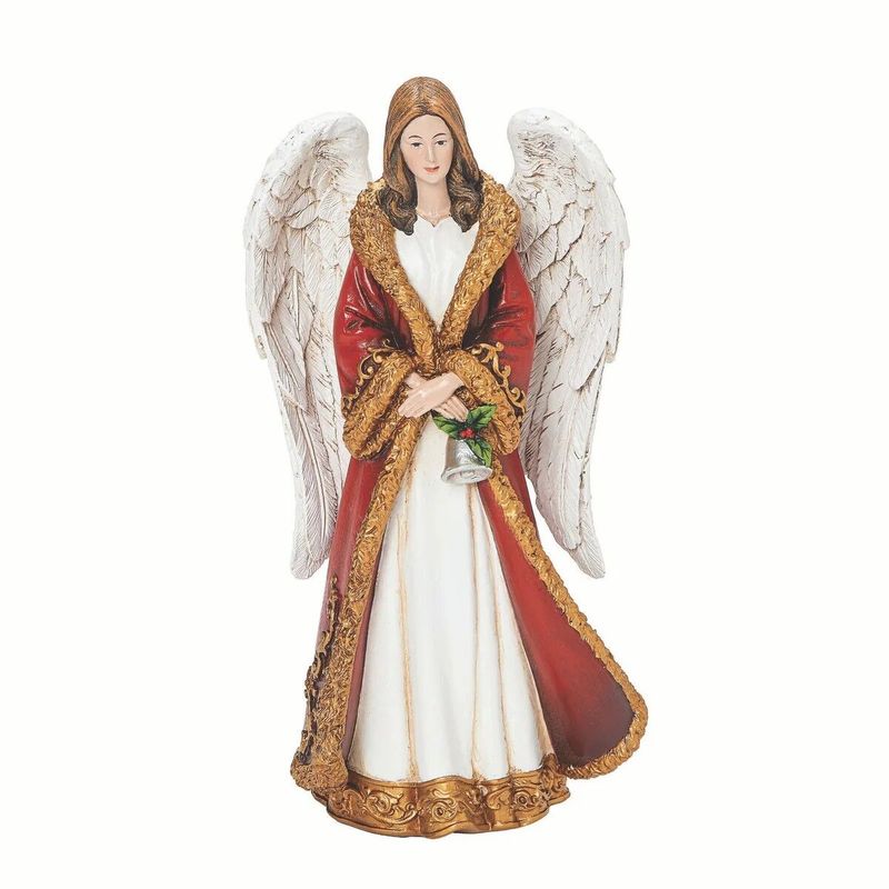 22cm/8.7" Angel Holding Bell