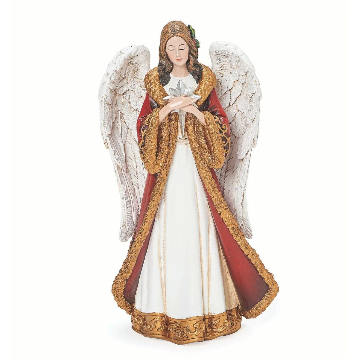 22cm/8.7" Angel Holding Star of Bethlehem
