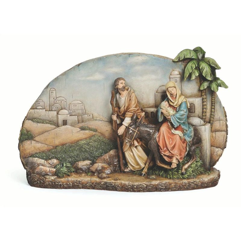 28cm/11" Mary and Joseph on Donkey