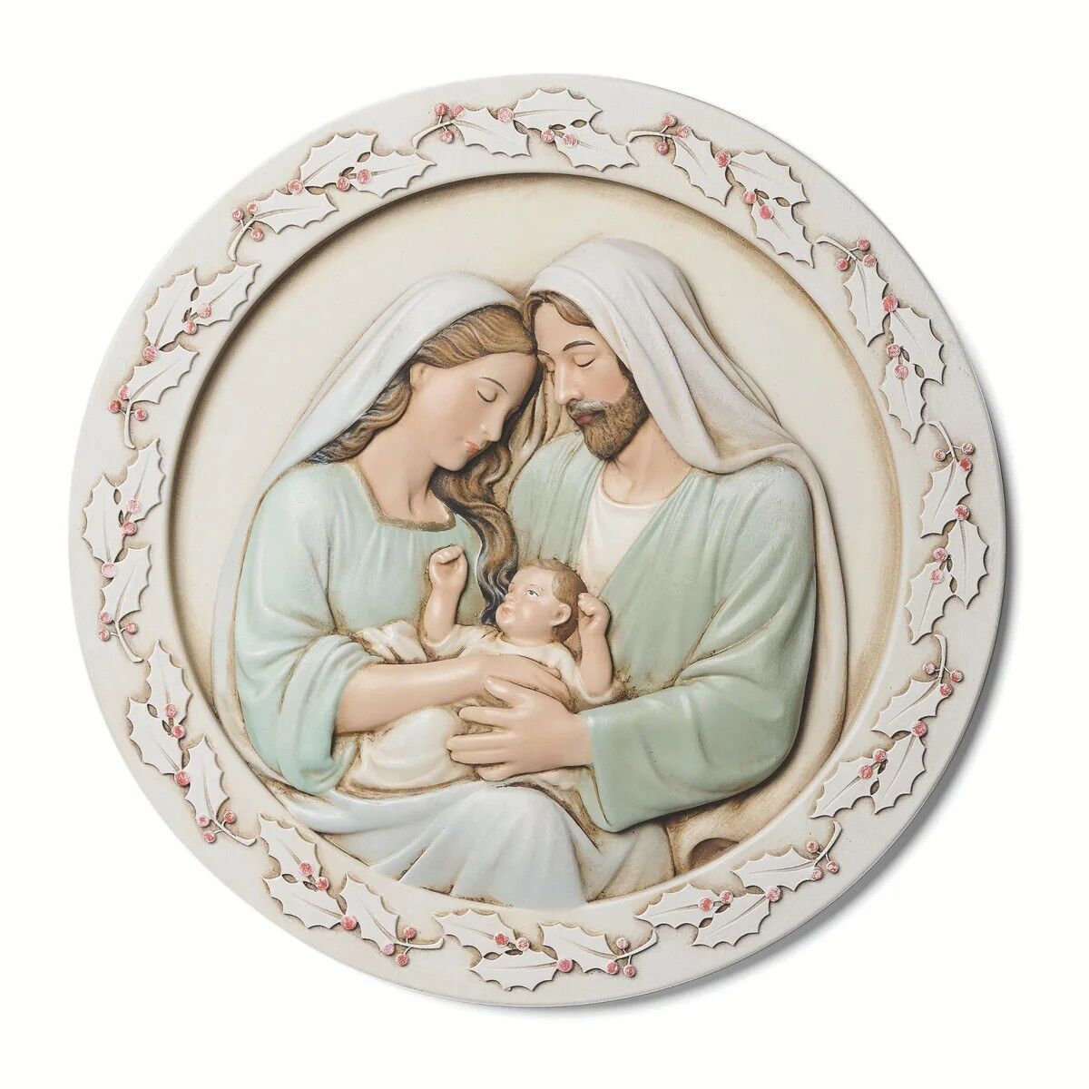 17.8cm/7" Holy Family Plaque