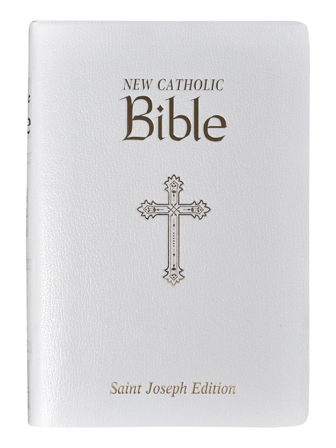 St Joseph Personal Edition Bible - White Simulated Leather