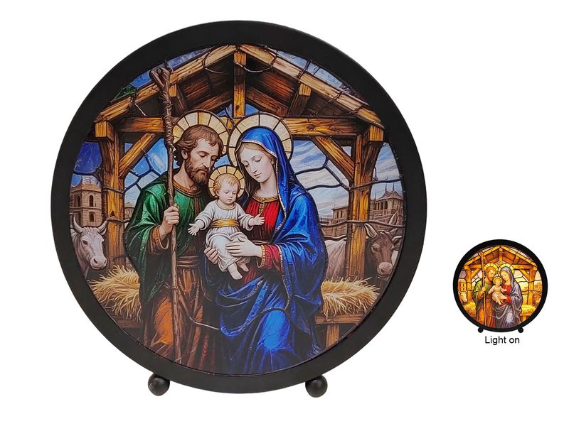Nativity Circle Led Light