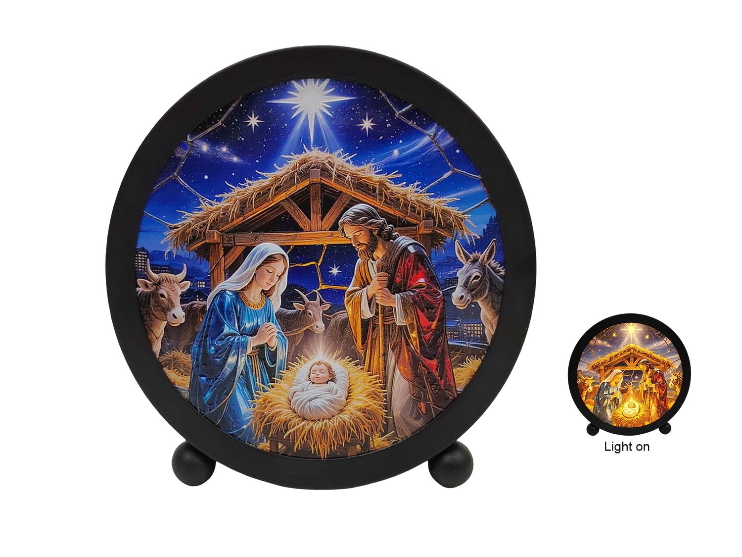 Nativity Circle Led Light, Size: DIA 105 MM