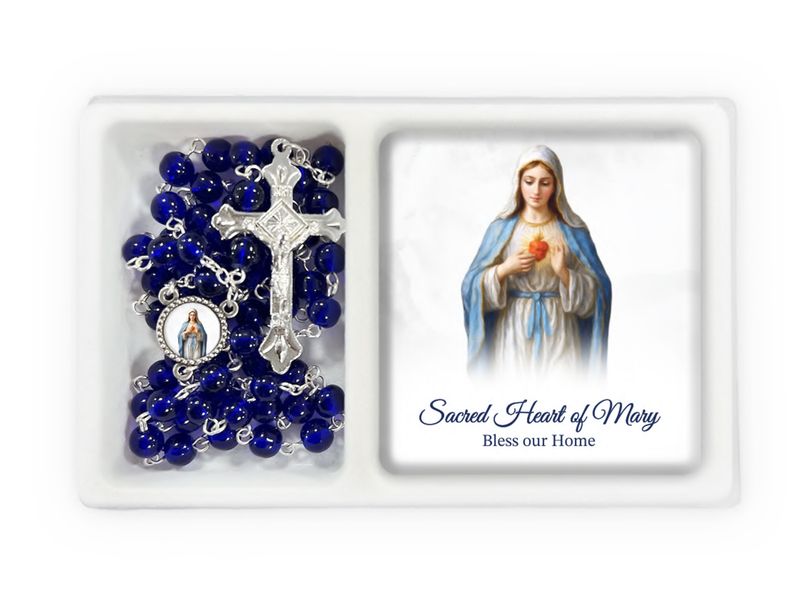 6mm Rosary &amp; Plaque