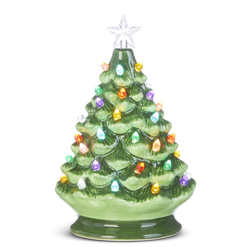 20cm/8" Vintage Lit Tree